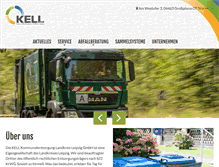Tablet Screenshot of kell-gmbh.de